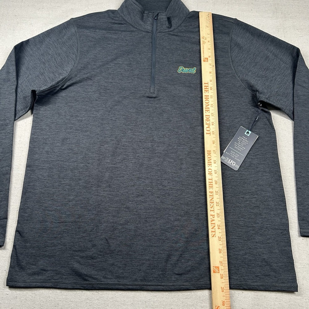 Live Forever Golf Sweater Mens 2xl 1/4 Zip Jacksonville FL Duval Performance LFG - Picture 10 of 11